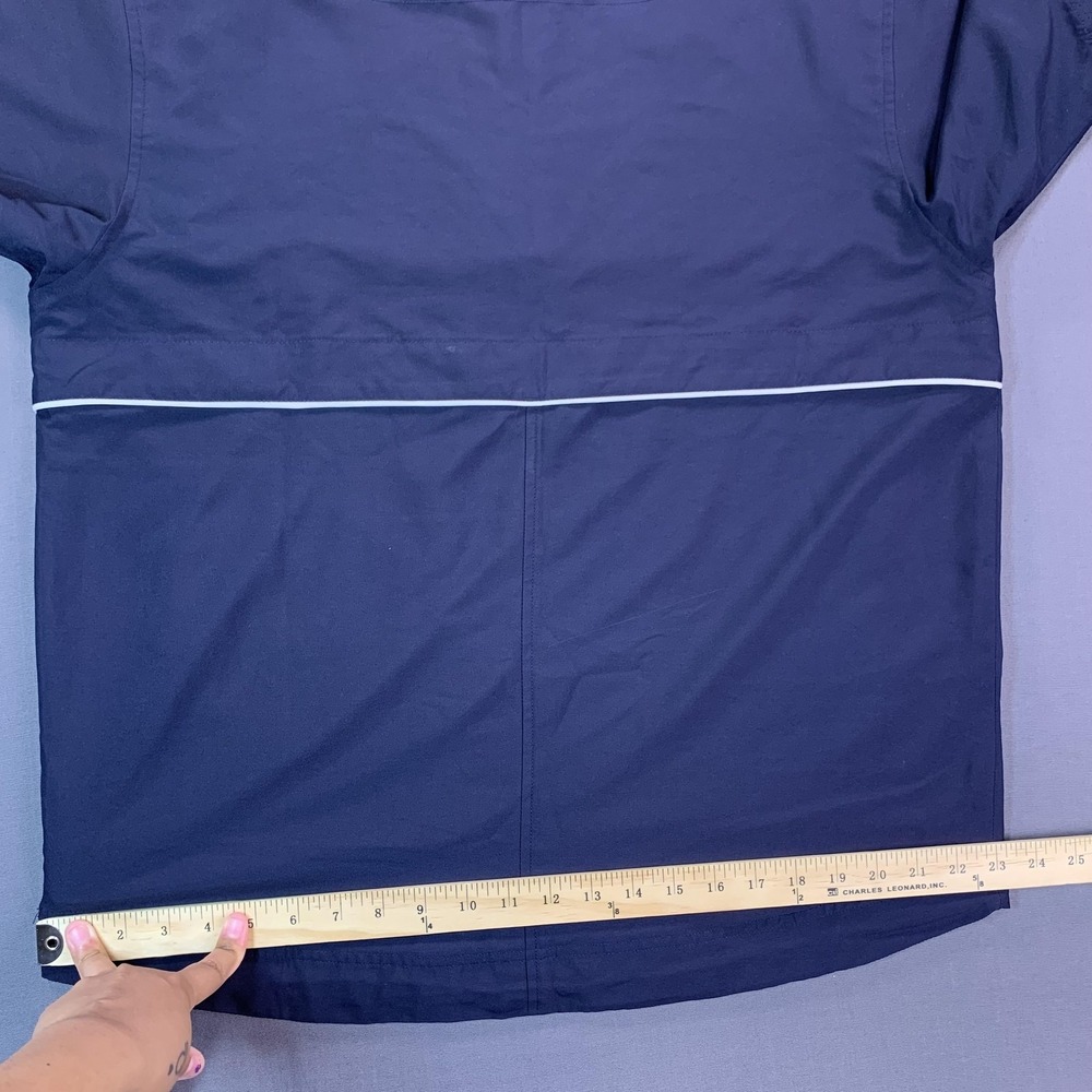 Cutter & Buck CB WindTec Coach Jacket Mens M Navy Blue 1/2 Zip Golf Windbreaker - Picture 13 of 14